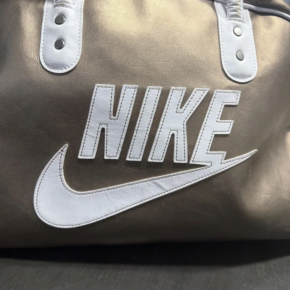 Rare!  NIKE Travel Bag Gold